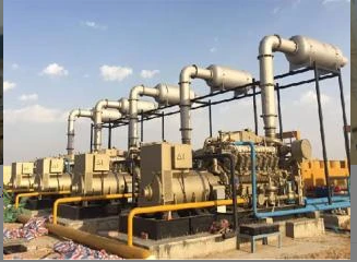 Hindistan 5×1000kW Doğal Gazlı Jeneratör Seti ve 4 Takım Kompresör Seti Gaz Müh.